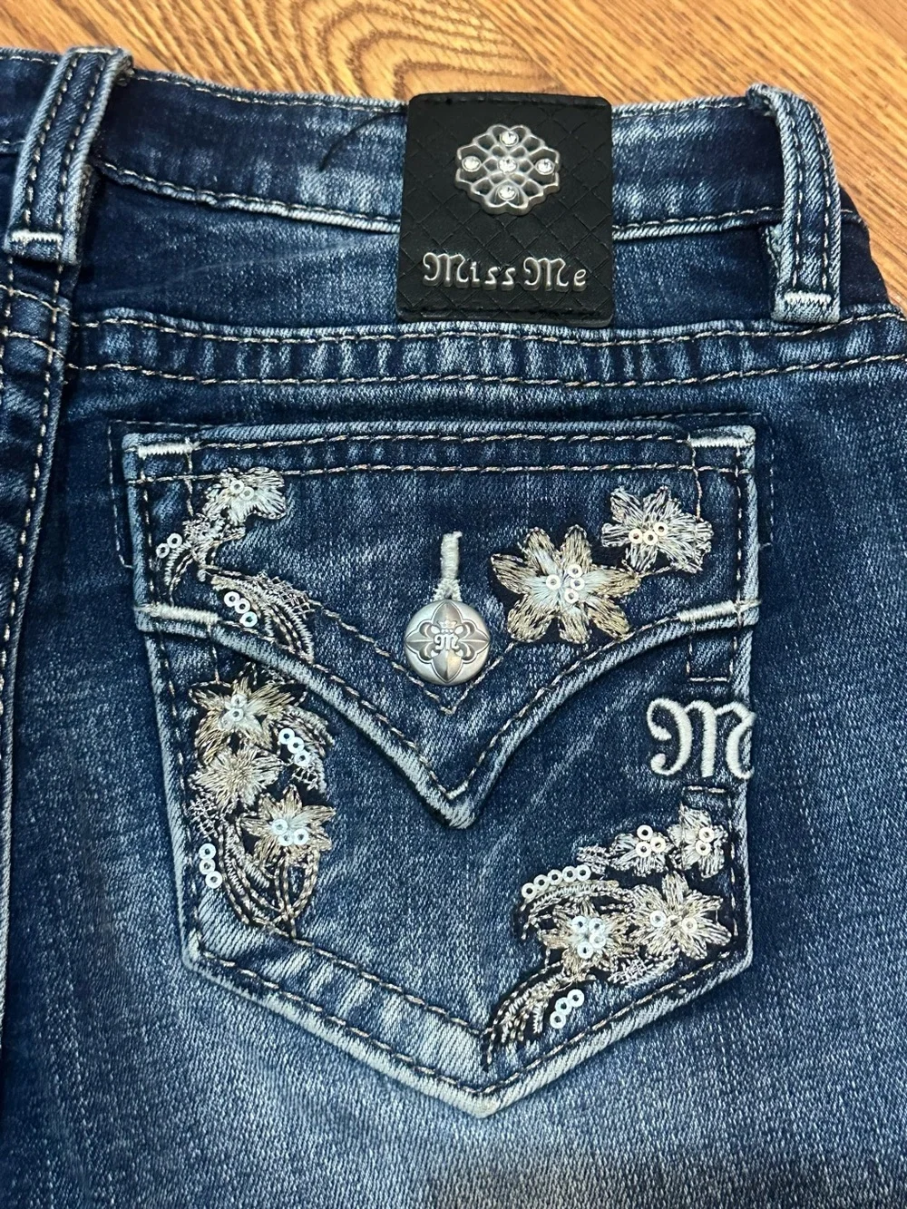 Miss Me Girls Bootcut Stretch Jeans 12